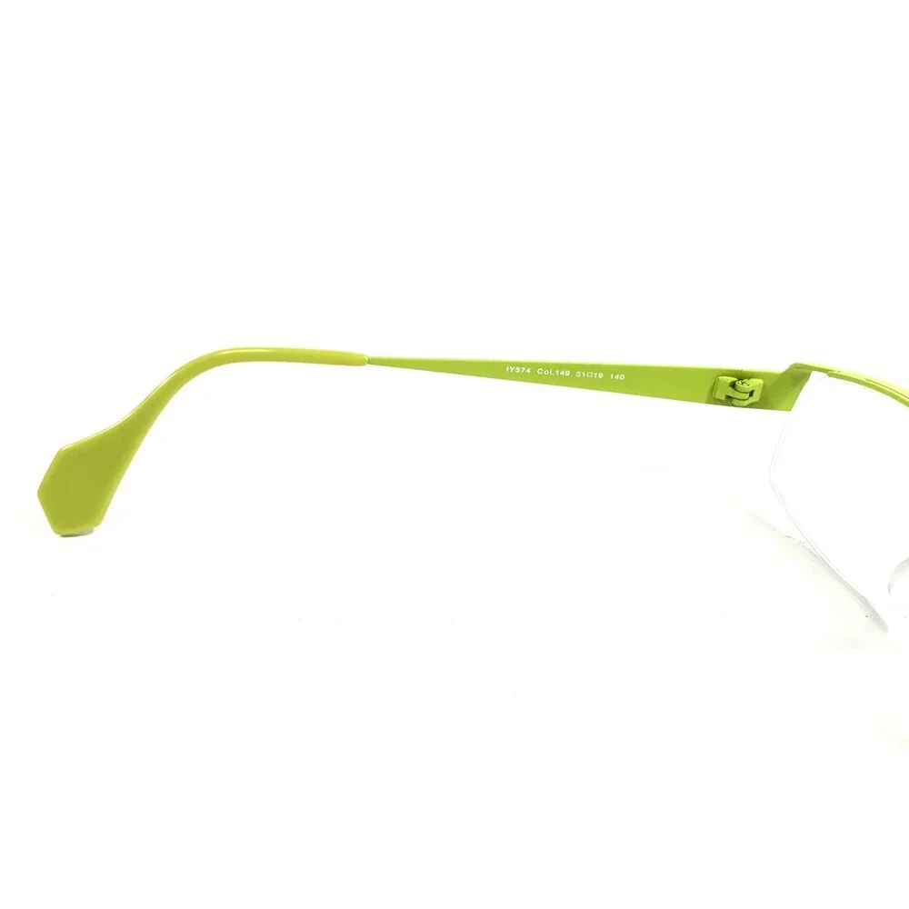 Iyoko-Inyake Eyeglasses Frames IY574 Col.149 Green Purple Rectangular 51-19-140